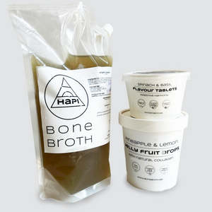 Collagen Bundle 2 I Chicken Bone Broth + Flavour Tablets + Jelly Fruit Drops