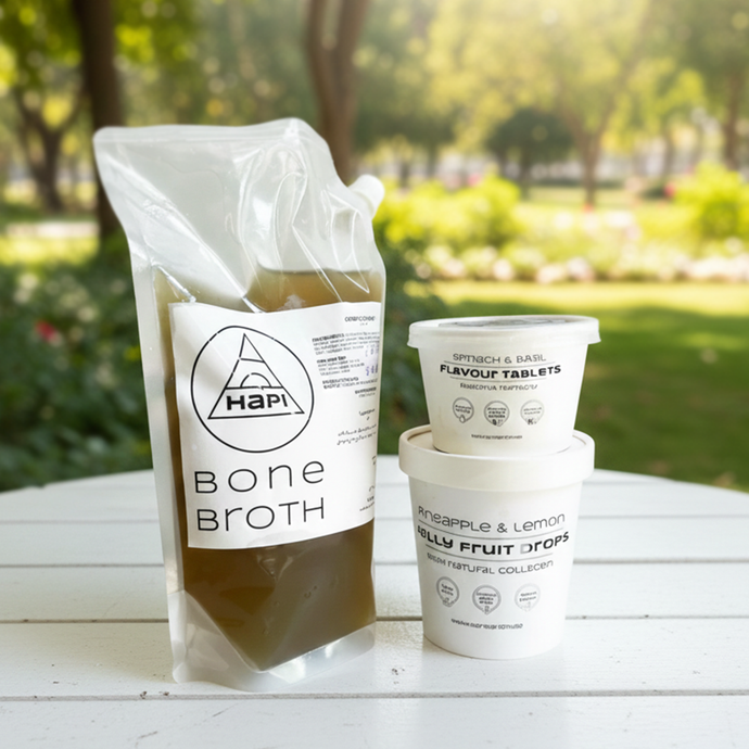 Collagen Bundle 2 I Chicken Bone Broth + Flavour Tablets + Jelly Fruit Drops