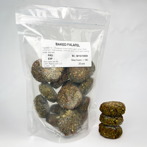 Baked Falafel / Homemade 20 pcs / 620 g - Freshly Frozen Grocery