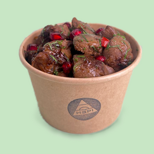 Organic Braised Chicken Liver -  230g - Freshly Frozen Grocery