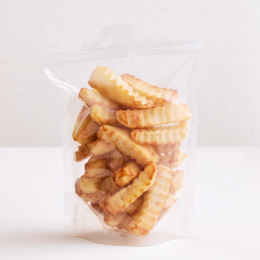 Homemade Hand Cut Crinkle Chips - 600g